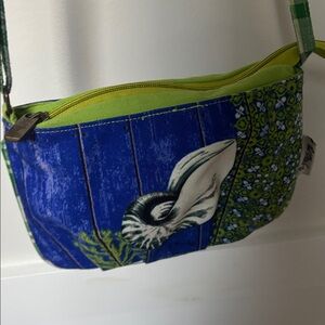 Cute beach crossbody purse 2 sided design
